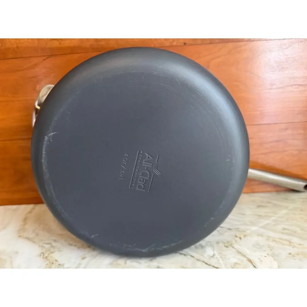 All-Clad Essentials 4 Qt Covered Saucepan